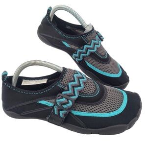 Black and Teal‎ Water Shoes